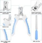 7pcs Pet Grooming Kit, Self-Cleaning Brush Shedding Kit With Nail Clipper, Flea Comb, Shampoo Bath Brush, Finger Toothbrush - Image 3