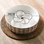 Ceramic Slow Feeder Dog Bowl Slow Feeder Dog Bowl For Medium Large Anti-Choking Slow Eating Dog Bowl Non Slip Dog Bowl Slow Feeder - Image 7