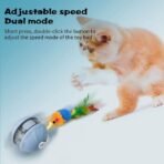 Upgrade Cat Interactive Ball Toy Automatic Rolling Ball Faux Tail Rechargeable Smart Pet Electric Toy Laser Pointer Cat Accessor - Image 4