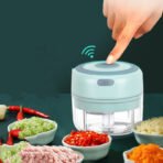 Mini Electric Garlic Chopper USB Charging Ginger Masher Machine Sturdy Durable Chili Vegetable Crusher Kitchen Tool - Image 10