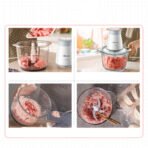 Household Electric Multi-function Small Vegetable Chopper Blender Cooking Machine - Image 9