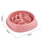 Dog Bowl Cat Slow Feeder Bowl Anti-choking Slow Feeder For Dogs Large Capacity Food Dish - Image 2