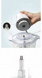 Household Electric Multi-function Small Vegetable Chopper Blender Cooking Machine - Image 3