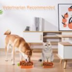 Slow Feeder Dog Bowl, Dog Food Bowl For Small & Medium-Sized Dogs, Carrot Design Dog Bowls,Non-Slip Dog Slow Feeder Bowls, Pet Slow Feeder Bowl For Dry Wet Food - Image 6