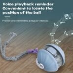 Upgrade Cat Interactive Ball Toy Automatic Rolling Ball Faux Tail Rechargeable Smart Pet Electric Toy Laser Pointer Cat Accessor - Image 7