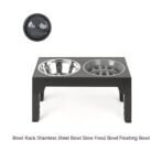 Pet Feeder Slow Feeding Bowl Lifting Dog Bowl Rack Neck Protection - Image 5