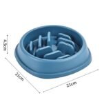 Dog Bowl Cat Slow Feeder Bowl Anti-choking Slow Feeder For Dogs Large Capacity Food Dish - Image 3