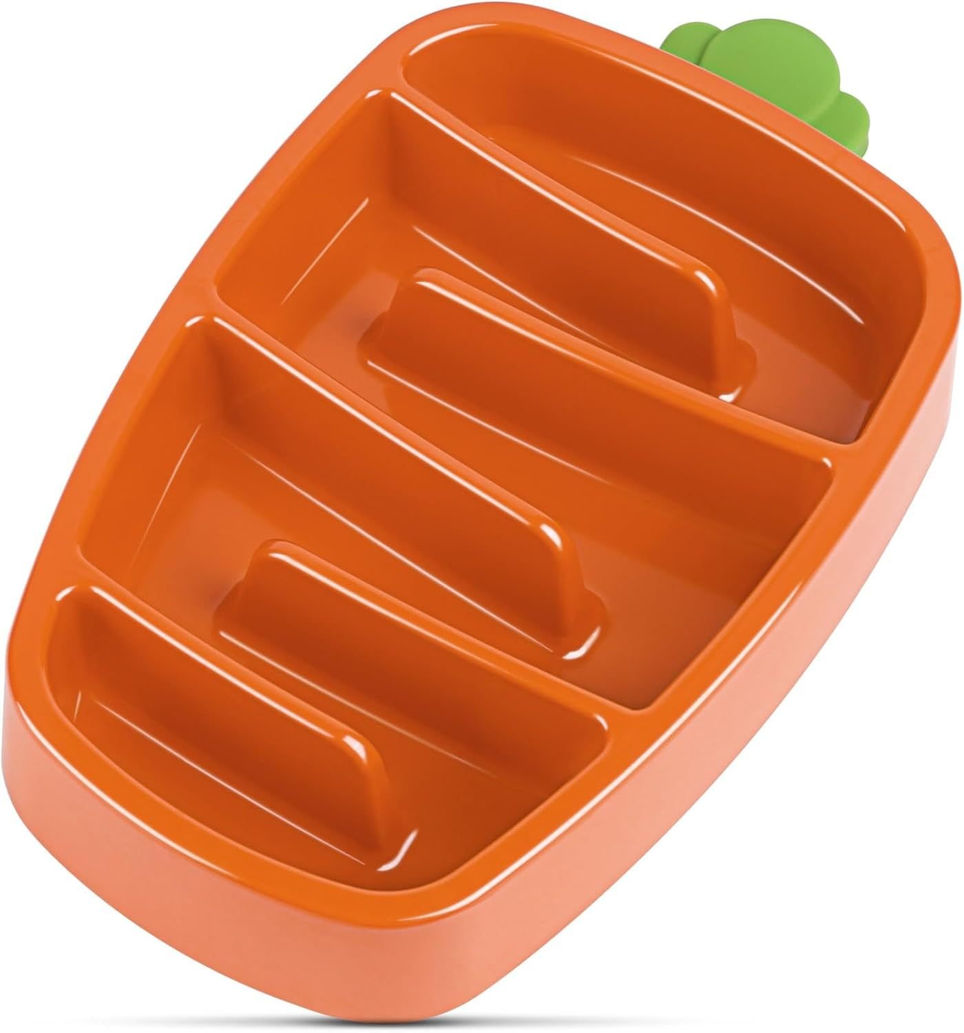 7d6f9c7d-6c55-433b-8258-d7810ef29b37.jpg Slow Feeder Dog Bowl, Dog Food Bowl For Small & Medium-Sized Dogs, Carrot Design Dog Bowls,Non-Slip Dog Slow Feeder Bowls, Pet Slow Feeder Bowl For Dry Wet Food - Image 1
