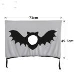 Halloween Car Window Curtain Sunshade Cover Pet Seat - Image 3