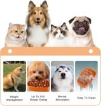 Slow Feeder Dog Bowl, Dog Food Bowl For Small & Medium-Sized Dogs, Carrot Design Dog Bowls,Non-Slip Dog Slow Feeder Bowls, Pet Slow Feeder Bowl For Dry Wet Food - Image 8