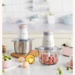 Household Electric Multi-function Small Vegetable Chopper Blender Cooking Machine - Image 5