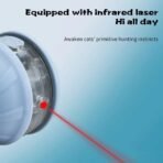 Upgrade Cat Interactive Ball Toy Automatic Rolling Ball Faux Tail Rechargeable Smart Pet Electric Toy Laser Pointer Cat Accessor - Image 10