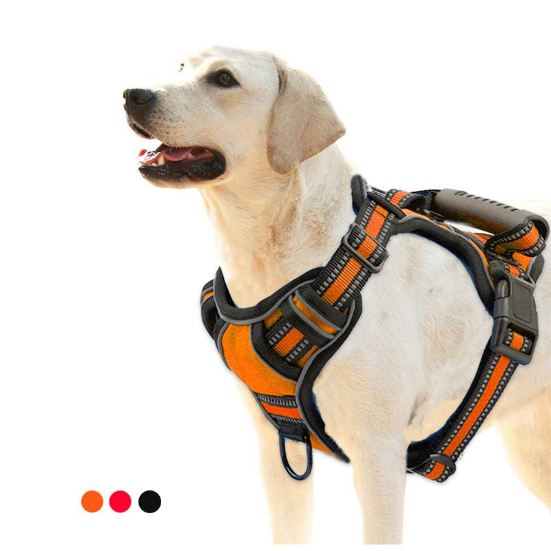 e5622d5b-4a22-4ac6-8d55-54f5c63af6c0.jpg Dog Harness No Pull Breathable Reflective Pet Harness Vest - Image 1