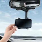 360 Rear View Mirror Phone Holder For Car 2