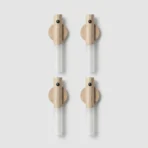 Auto Led Usb Magnetic Wood Wireless Night Light Corridors Porch Lights Pir Motion Sensor Wall Light Cabinet Lamp 9