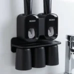Bathroom Accessories Wall Mounted Automatic Toothpaste Holder Dispenser 10