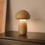 Bring Nature Indoors Heart Warming Wooden Mushroom Night Light 4