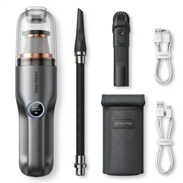 Car Vacuum Cleaner Wireless 5000pa Mini