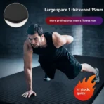 Extra Cushion for Extra Comfort Professional Grade Yoga & Pilates Mat