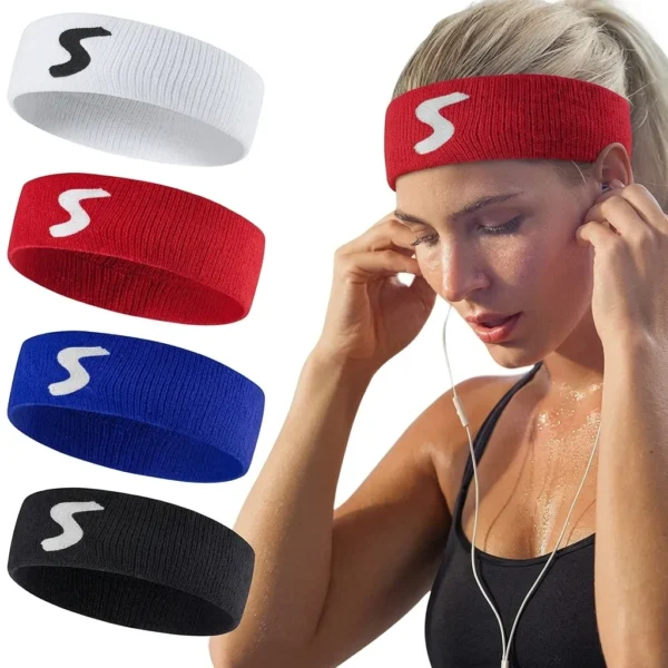 Men Women Workout Headband Non Slip Exercise Focus On Your Gains Sparsity Hair 1