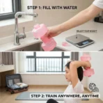 Plastic Bottle Dumbbells For Fitness 4