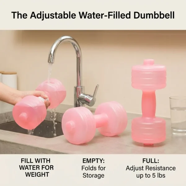 Plastic Bottle Dumbbells For Fitness