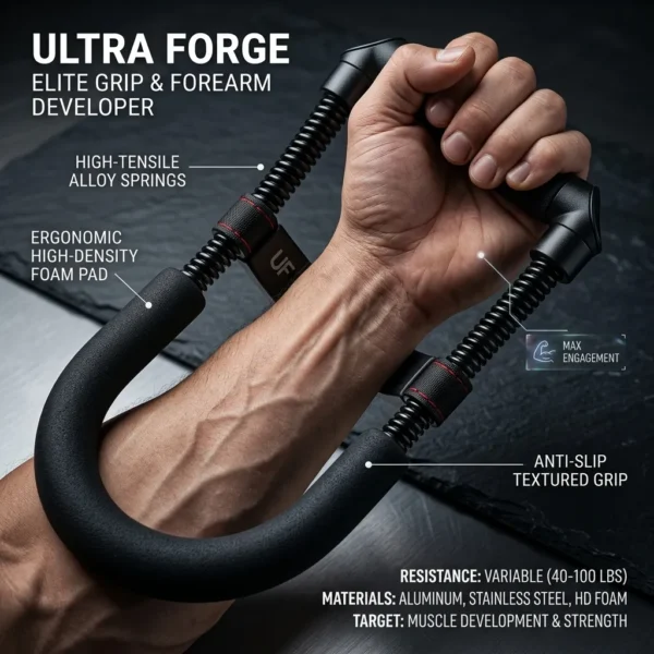 Power Strengthener Adjustable Grip Arm 3