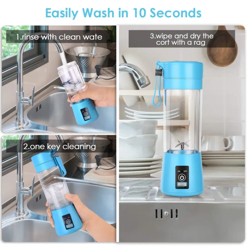 Simple Portable Electric Mini Juicer     Usb Rechargeable Mini Kitchen Fruit Juice Blender 1