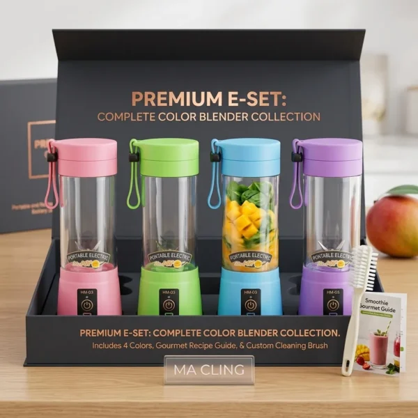Simple Portable Electric Mini Juicer     Usb Rechargeable Mini Kitchen Fruit Juice Blender 4