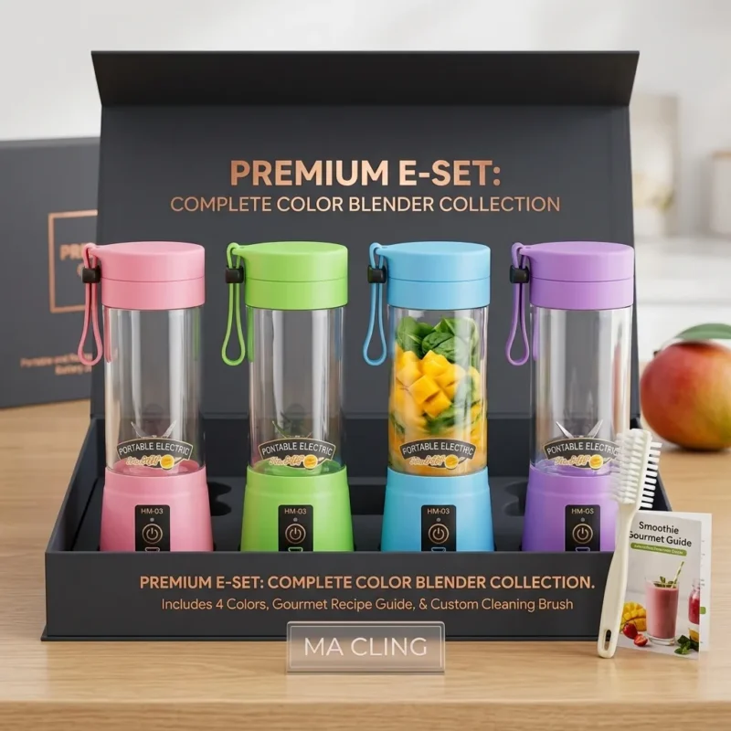 Simple Portable Electric Mini Juicer     Usb Rechargeable Mini Kitchen Fruit Juice Blender 4