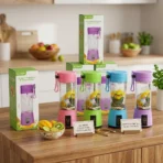 Simple Portable Electric Mini Juicer     Usb Rechargeable Mini Kitchen Fruit Juice Blender 9
