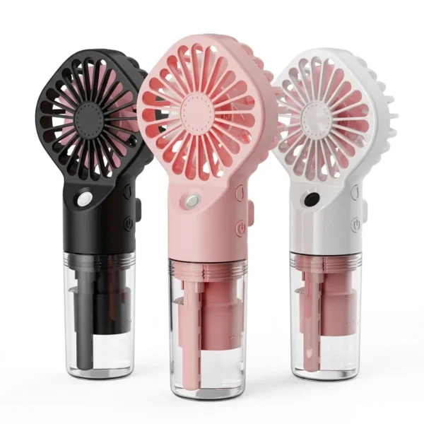 Small Mist Fan Spray Humidification Strong Power Fan Portable Water Supplement Icy And Refreshing Iced   Fan  Usb Charging 4