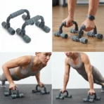 Stand Bar Grip Trainer Abs Fitness H Shape