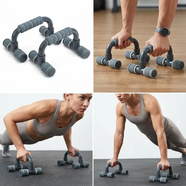 Stand Bar Grip Trainer Abs Fitness H Shape