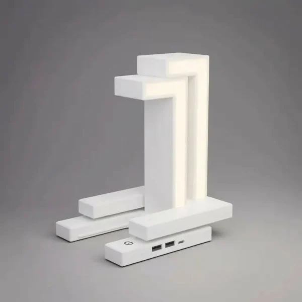 The Existential Crisis Creative Smartphone Wireless Charging Suspension Table Lamp Balance Lamp Floating For Home Bedroom 1
