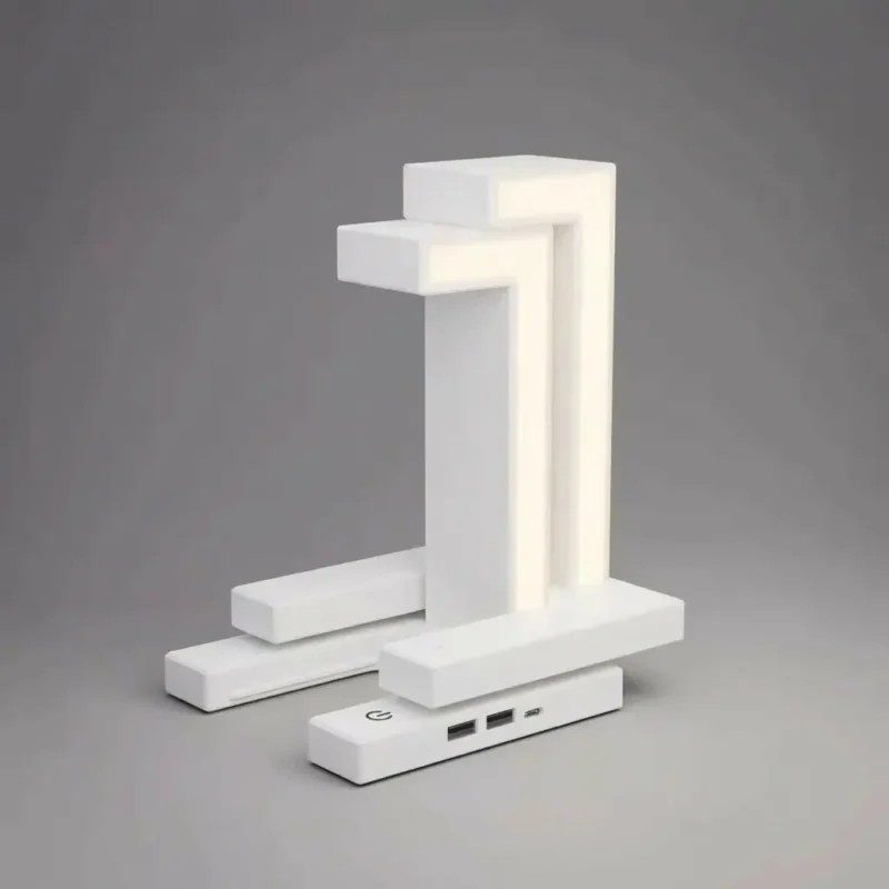 The Existential Crisis Creative Smartphone Wireless Charging Suspension Table Lamp Balance Lamp Floating For Home Bedroom 1