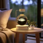Usb Power Crystal Ball Cosmic Dinosaur Indoor Night Light Warm Bedside Light Birthday Gift Night Lamp 2