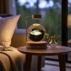 Usb Power Crystal Ball Cosmic Dinosaur Indoor Night Light Warm Bedside Light Birthday Gift Night Lamp 6