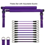 Ultimate Pilates Studio At Home Multi Functional Resistance Band Bar 7