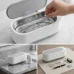 Ultrasonic Cleaner High Frequency Vibration Wash Machine Washing Jewelry Glasses Watch Ring Dentures Cleaner 2