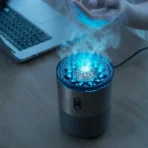 Volcanic Aroma Diffuser Jellyfish Mist Humidifier Flame Effect Air Diffuser Essential Oil Volcano Lamp Zen Home Decor Ultrasonic Atmosphere Humidifier 1