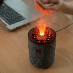 Volcanic Aroma Diffuser Jellyfish Mist Humidifier Flame Effect Air Diffuser Essential Oil Volcano Lamp Zen Home Decor Ultrasonic Atmosphere Humidifier 3