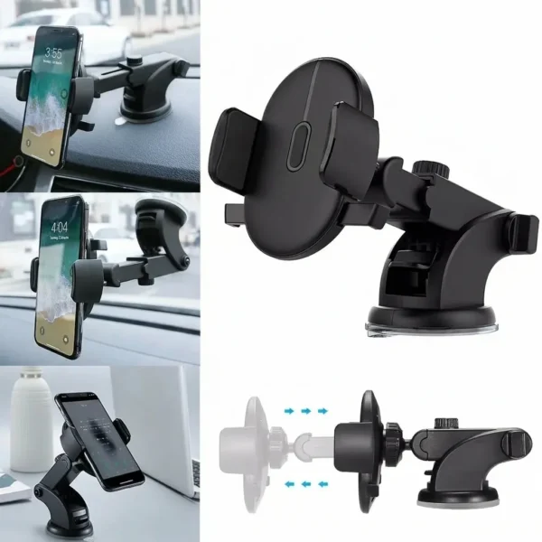 Car Phone Holder Long Rod Telescopic 2